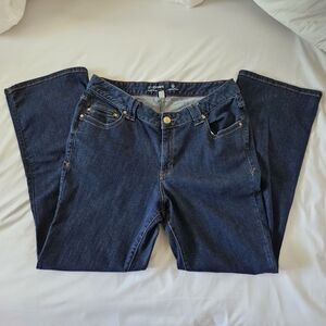 Lane Bryant Dark Blue Slim Boot Cut Jeans